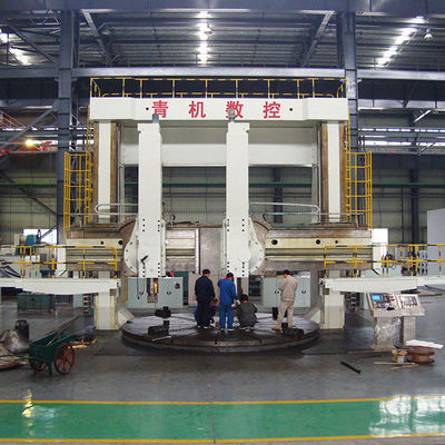 더블 포스트 더블 컬럼 CNC 수직 톱니 Extra 큰 부품 Φ6300mm 회전 지름